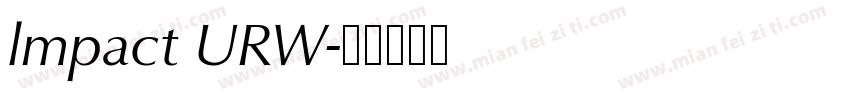 lmpact URW字体转换